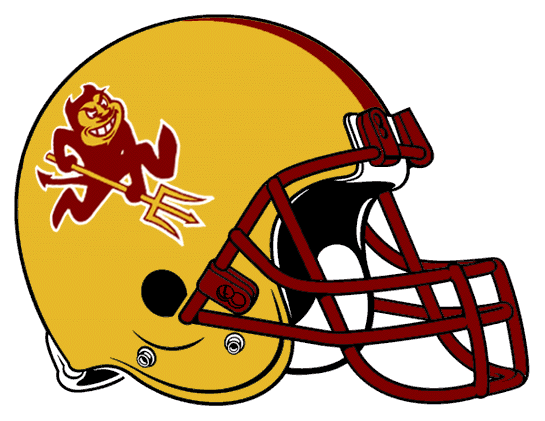 Arizona State Sun Devils 1996-2010 Helmet Logo vinyl decal